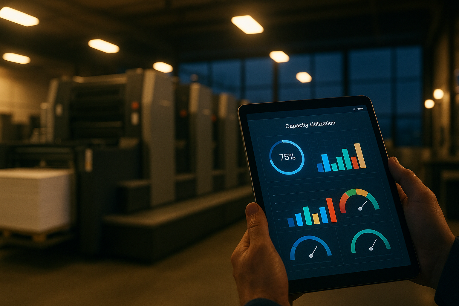 Turning Press Capacity Reports Into Bookable Revenue Windows On A Direct Marketplace