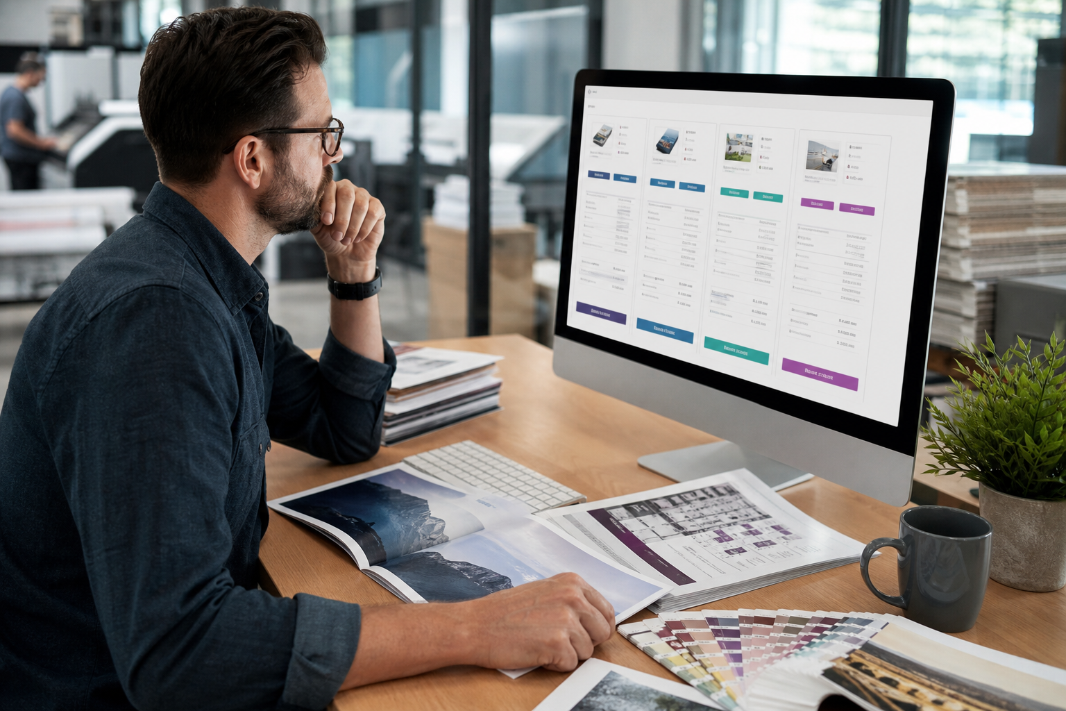 Sourcing Book, Brochure and Large-Volume Litho Work Through Direct RFQs to Trade Presses