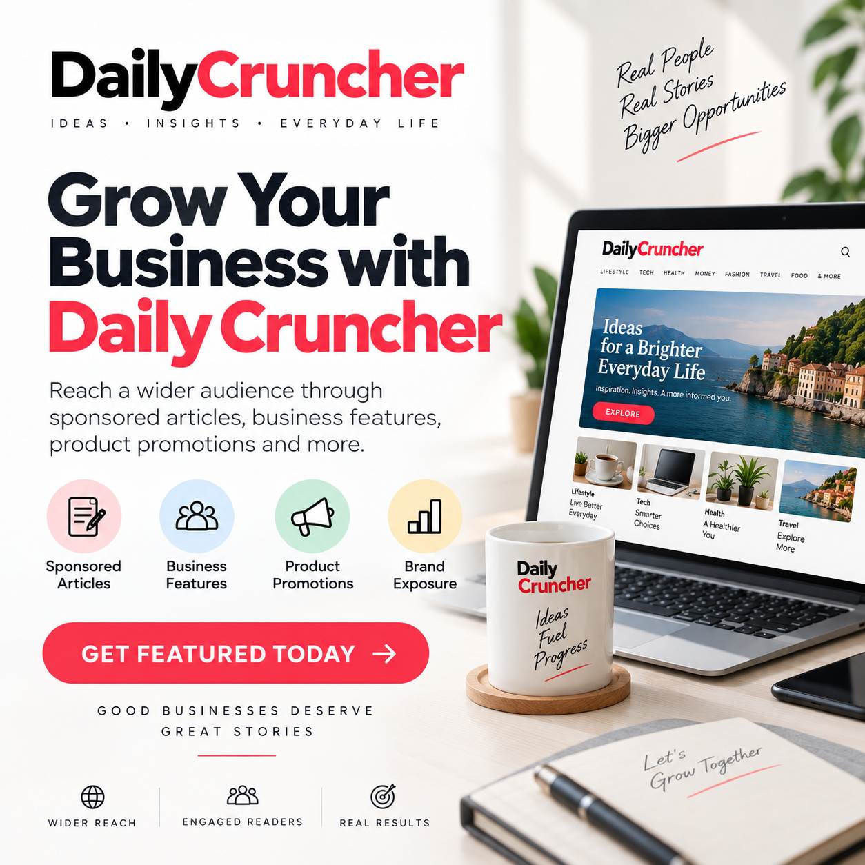 Promote Your Business with Daily Cruncher